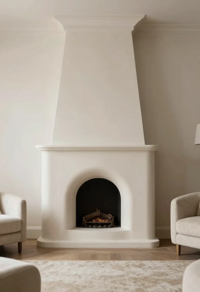 12 Scandinavian Fireplace Ideas with Soft Minimal Nordic Style 27 12 Scandinavian Fireplace Ideas with Soft Minimal Nordic Style 7. Sculptural Fireplaces 0