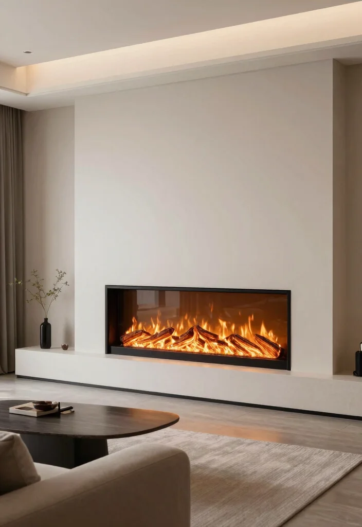 12 Scandinavian Fireplace Ideas with Soft Minimal Nordic Style 49 12 Scandinavian Fireplace Ideas with Soft Minimal Nordic Style 9. Electric Fireplaces for Modern Spaces 0