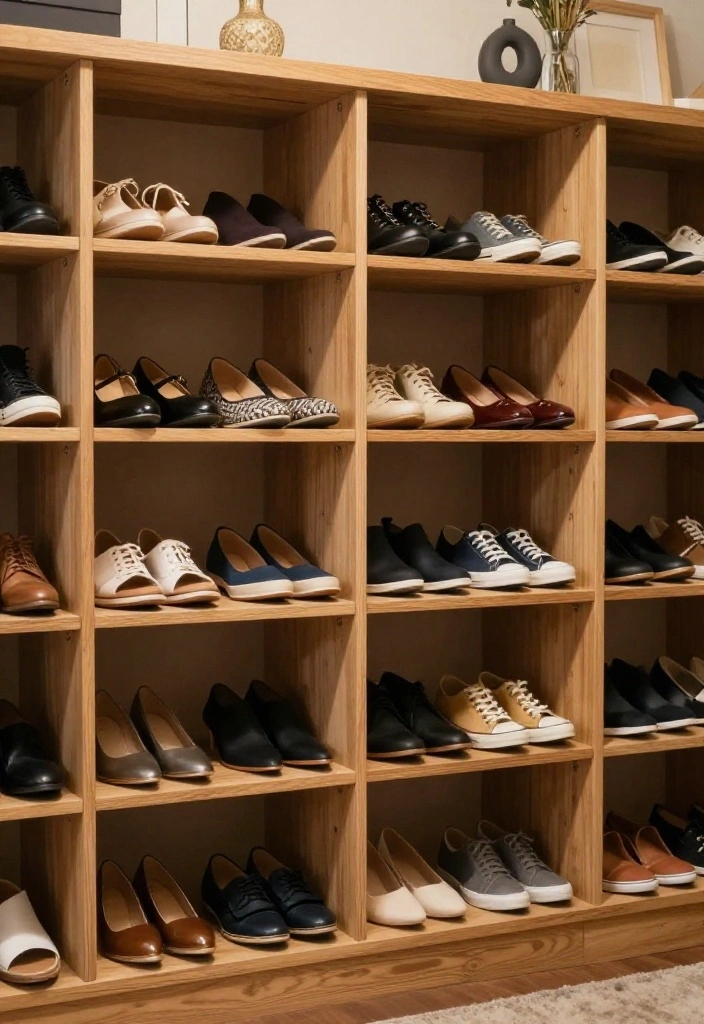 12 Shoes Closet Ideas to Keep Footwear Visible and Organized 5. Shoe Cubbies 0