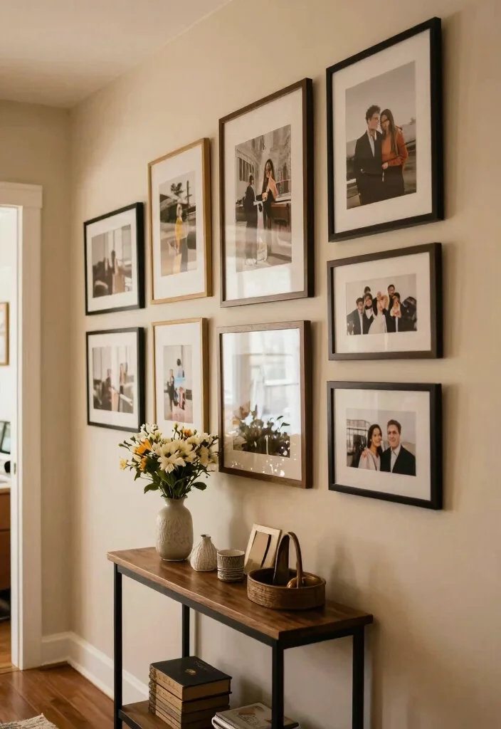 12 Simple Entryway Ideas for Calm and Functional Homes 10. Personal Touches with Art and Decor 0