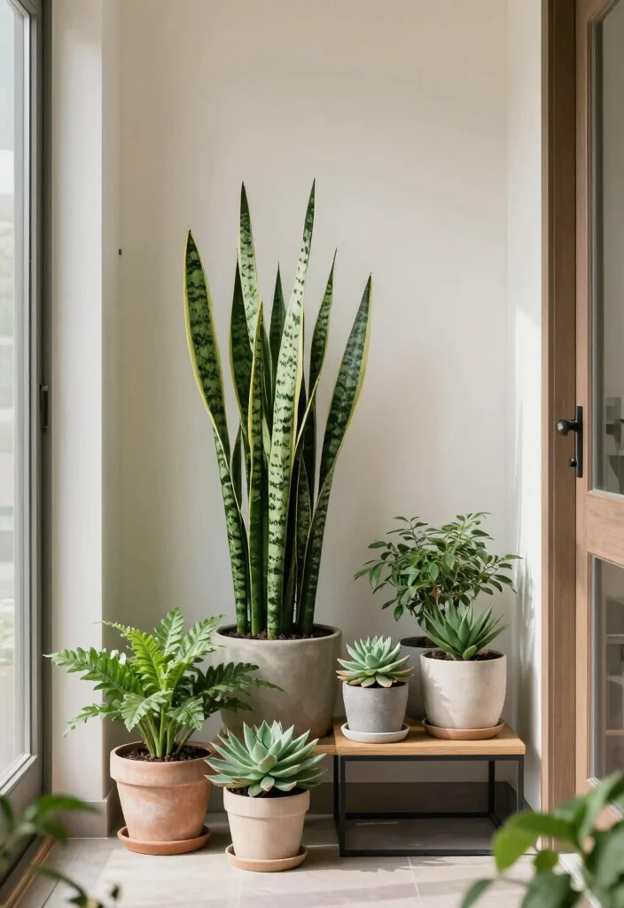 12 Simple Entryway Ideas for Calm and Functional Homes 6. A Touch of Greenery 0