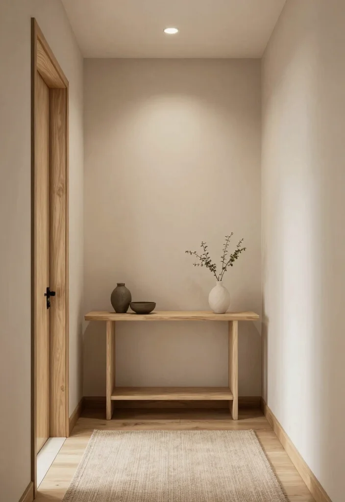 12 Simple Entryway Ideas for Calm and Functional Homes 7. Color Coordination for a Calm Vibe 0