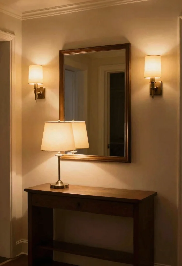 12 Simple Entryway Ideas for Calm and Functional Homes 9. Soft Lighting for Ambiance 0