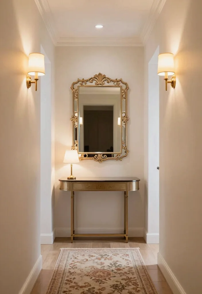 12 Small Entryway Ideas for Narrow Hallways That Flow 10. Functional Lighting Solutions 0