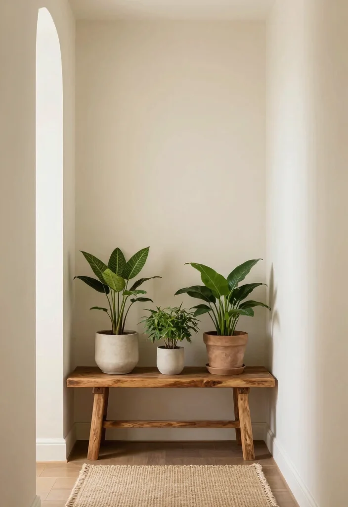 12 Small Foyer Ideas for Narrow Homes 7. Incorporate Natural Elements 0