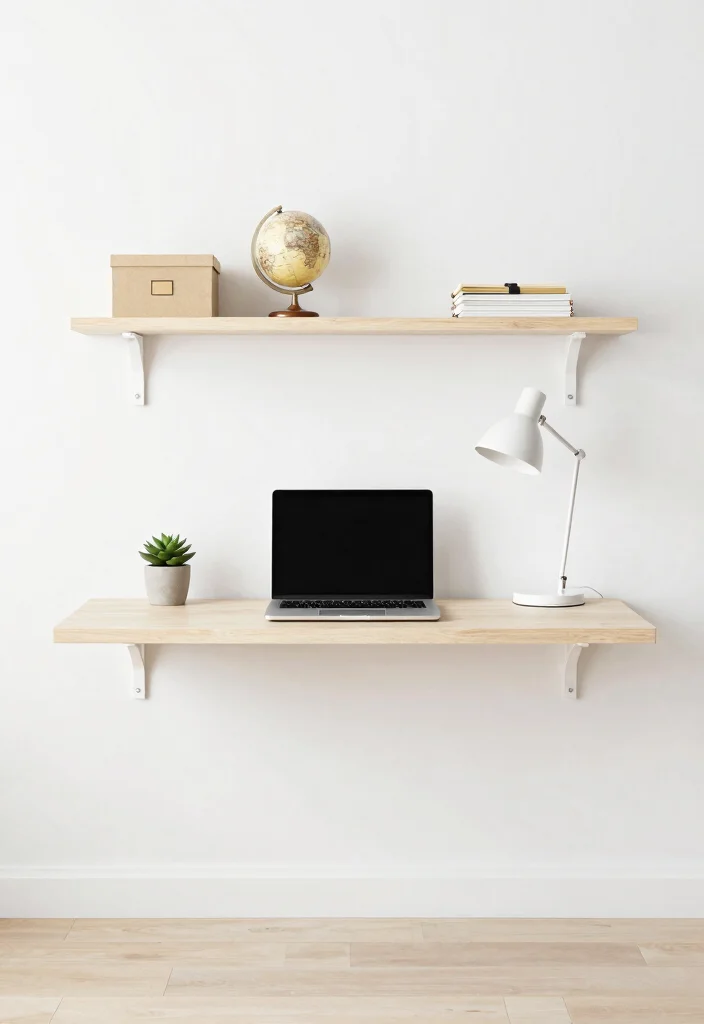 12 Small Home Office Ideas Workspaces That Actually Function 1 12 Small Home Office Ideas Workspaces That Actually Function 1. Floating Desks Maximize Floor Space 0