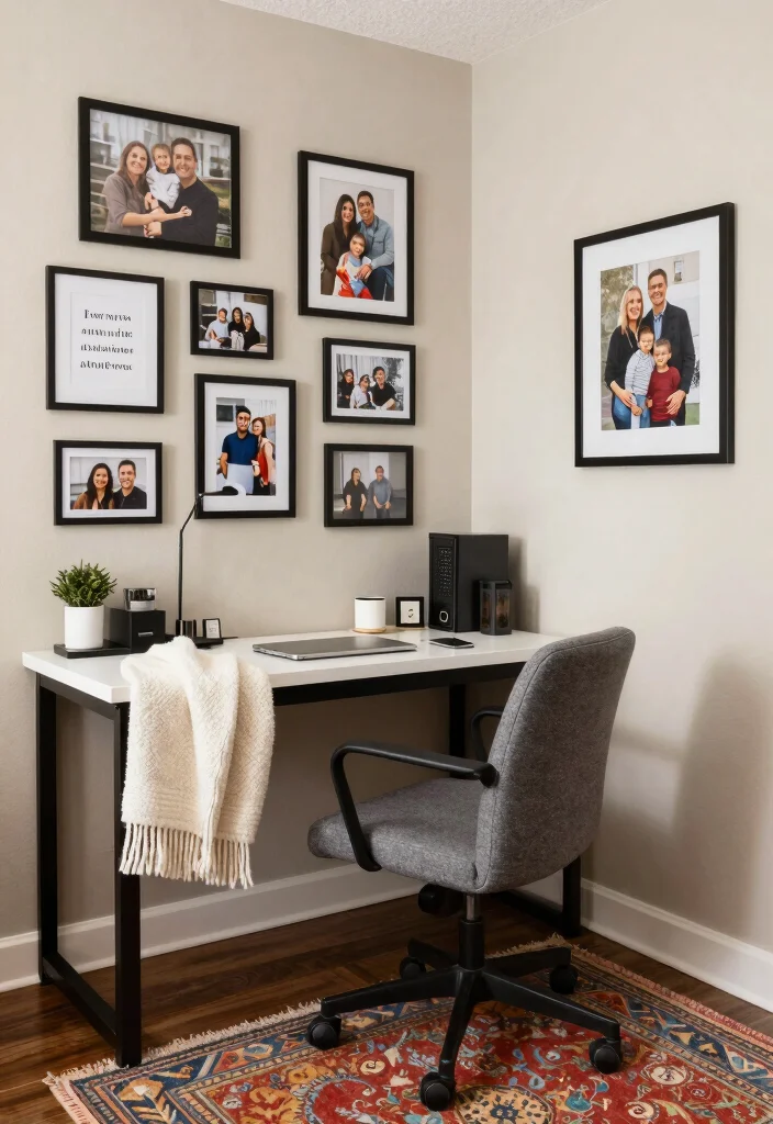12 Small Office Ideas for Your Home Spare Room with Smart Layouts 12. Personal Touches and Decor 0