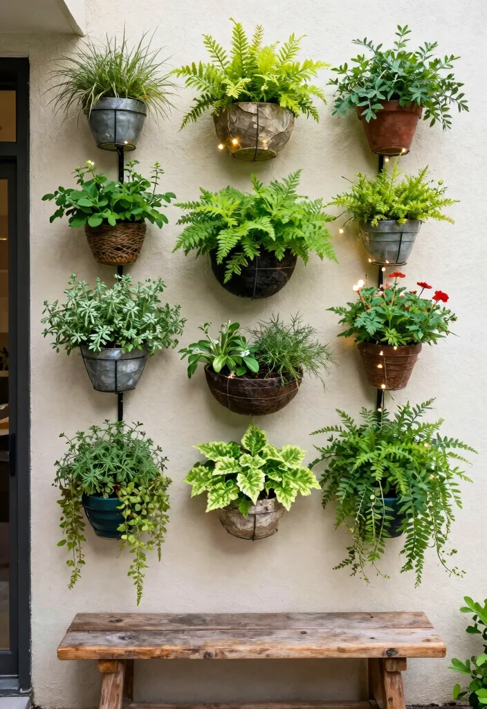 12 Small Outdoor Entryway Ideas for Tight Exterior Spaces 2. Vertical Gardens 0