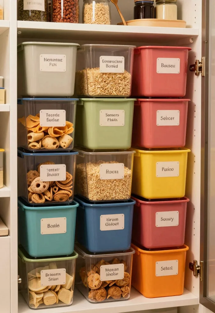 12 Small Pantry Closet Shelving Ideas for Tight Spaces That Stay Tidy 3 12 Small Pantry Closet Shelving Ideas for Tight Spaces That Stay Tidy 3. Stackable Bins for Easy Access 0