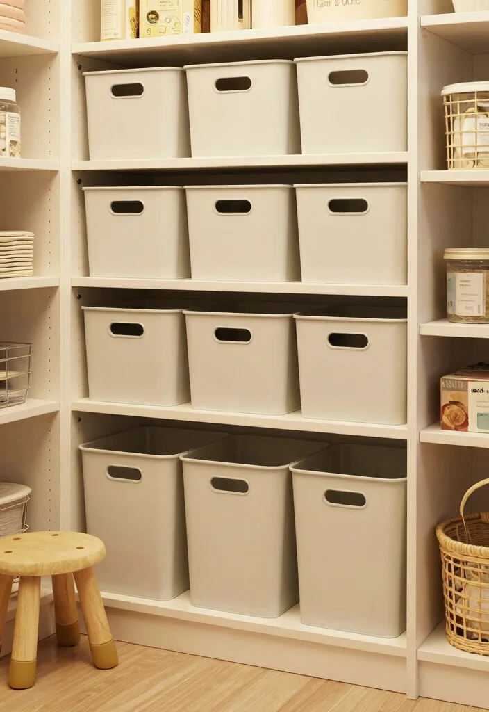 12 Small Pantry Closet Shelving Ideas for Tight Spaces That Stay Tidy 28 12 Small Pantry Closet Shelving Ideas for Tight Spaces That Stay Tidy 8. Utilize the Bottom of the Pantry 0