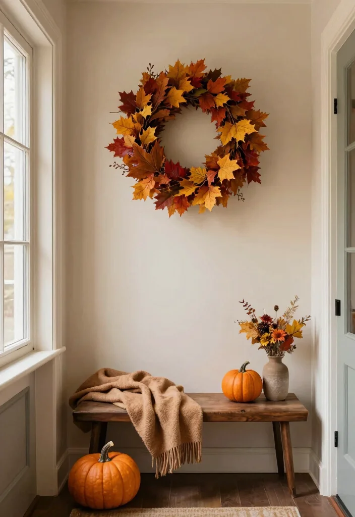 12 Small Space Entryway Ideas That Feel Open Not Crowded 39 12 Small Space Entryway Ideas That Feel Open Not Crowded 9. Seasonal Decor 0