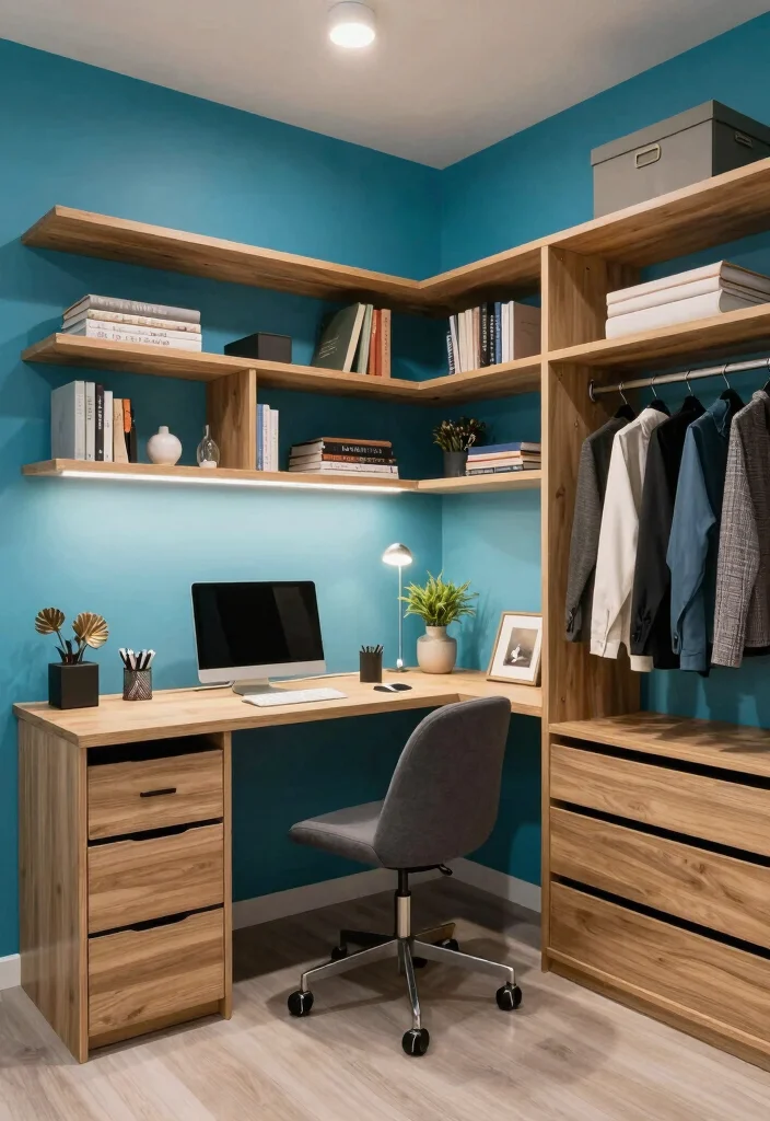 12 Small Walk In Closet Office Ideas That Stay Hidden 62 12 Small Walk In Closet Office Ideas That Stay Hidden 12. The Ultimate Closet Office Makeover 0