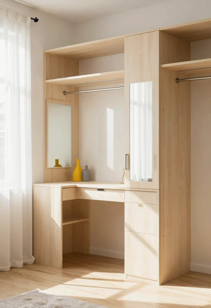 12 Small Walk In Closet Office Ideas That Stay Hidden 35 12 Small Walk In Closet Office Ideas That Stay Hidden 5. Stylish Closet Office with Natural Light 0