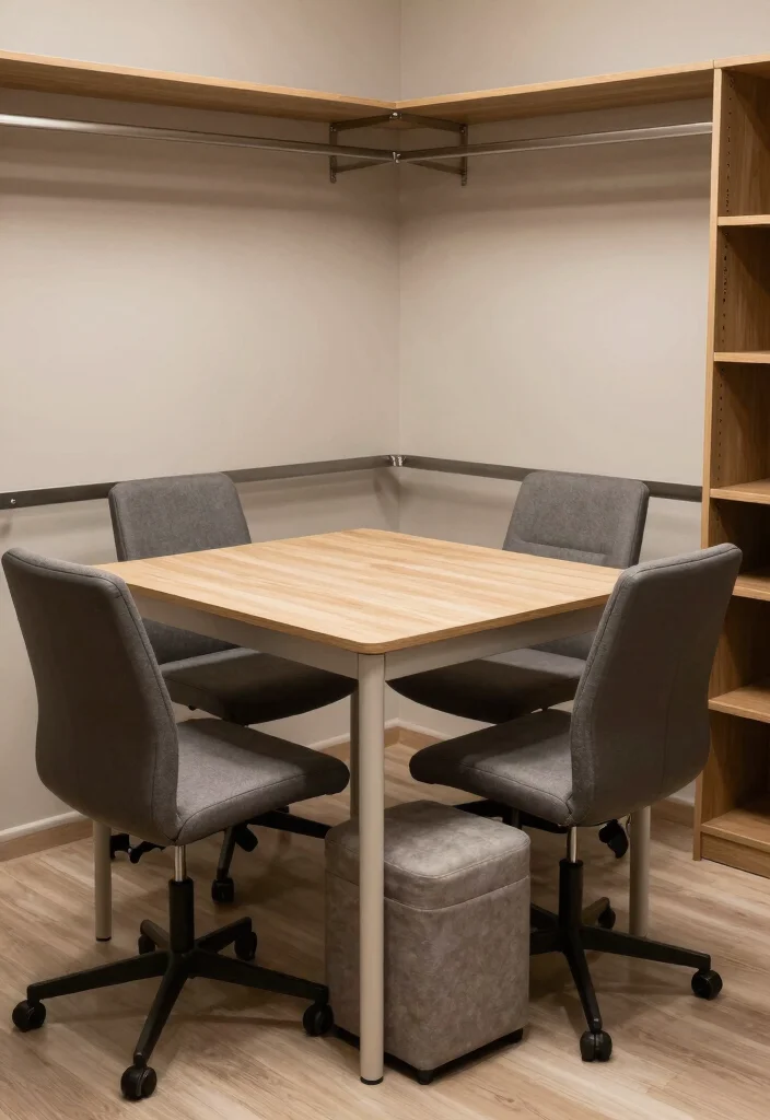 12 Small Walk In Closet Office Ideas That Stay Hidden 37 12 Small Walk In Closet Office Ideas That Stay Hidden 7. Multi Functional Furniture Solutions 0