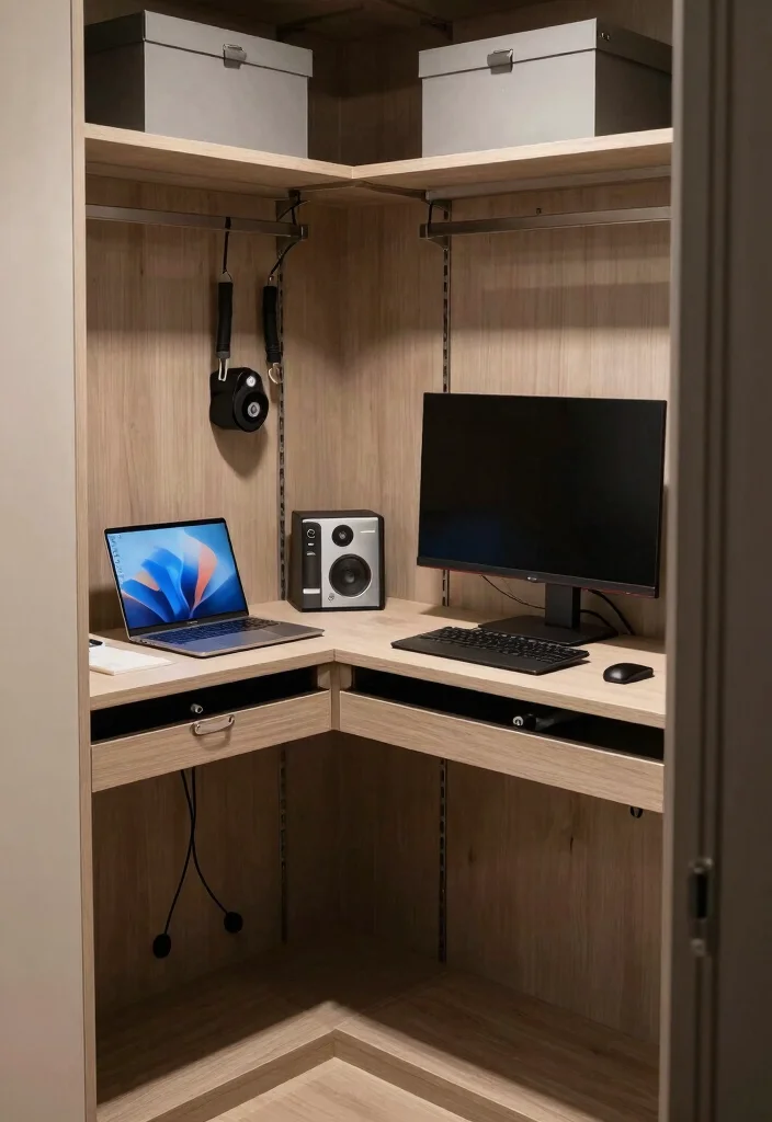 12 Small Walk In Closet Office Ideas That Stay Hidden 38 12 Small Walk In Closet Office Ideas That Stay Hidden 8. Integrated Technology Solutions 0