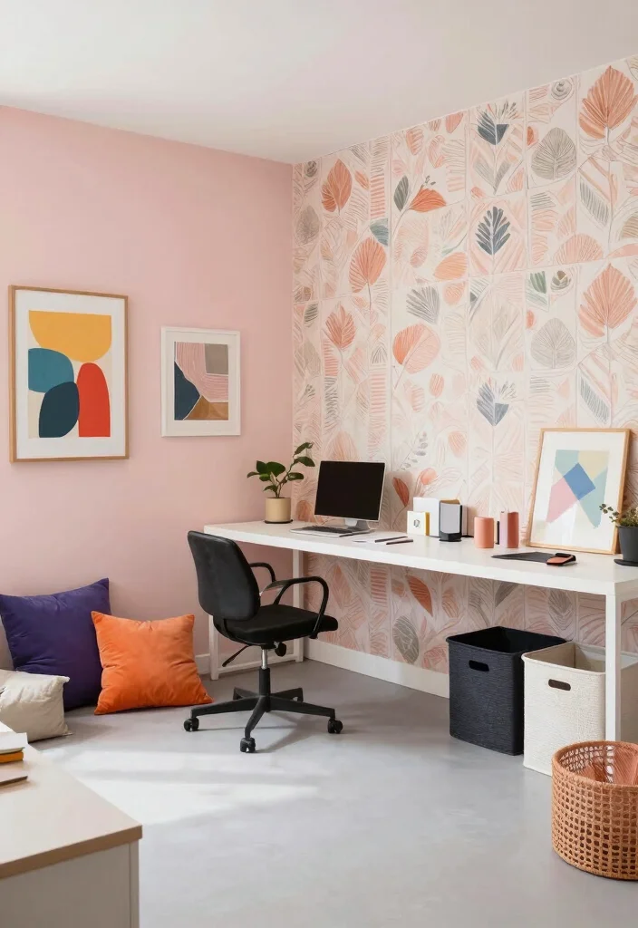 12 Studio Office Ideas for Compact Creative Workspaces 49 12 Studio Office Ideas for Compact Creative Workspaces 9. Use Color Wisely 0