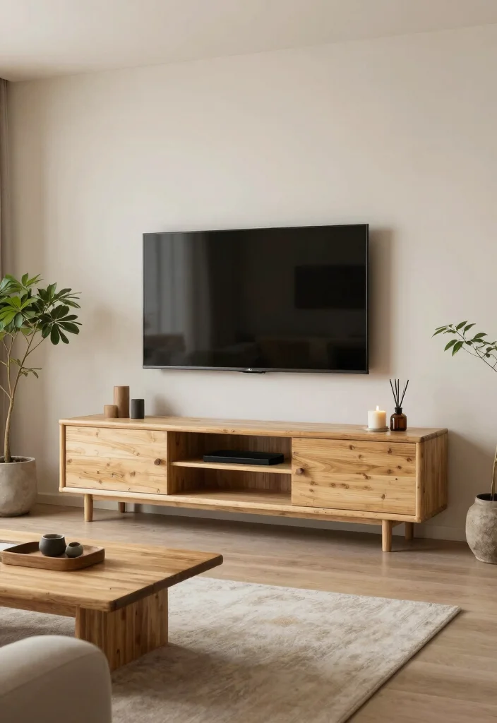 12 TV Stand Fireplace Ideas Living Rooms for Comfortable Layouts 39 12 TV Stand Fireplace Ideas Living Rooms for Comfortable Layouts 9. Zen Retreat Minimalistic and Calming 0