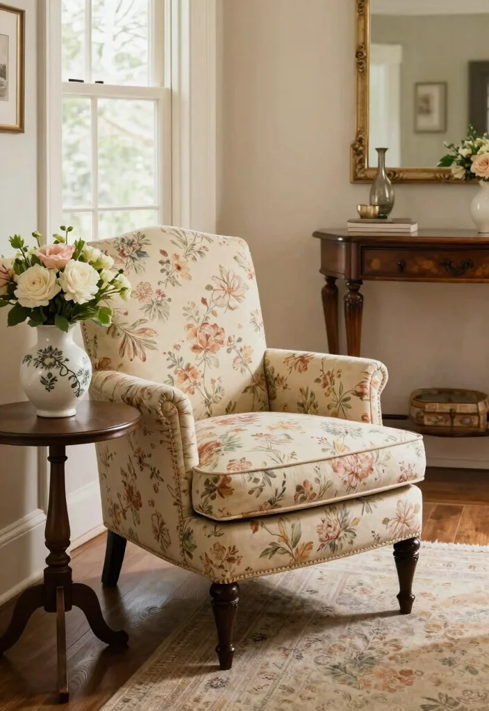 12 Traditional Entryway Ideas with Timeless Appeal 8. Vintage Accent Chairs 0