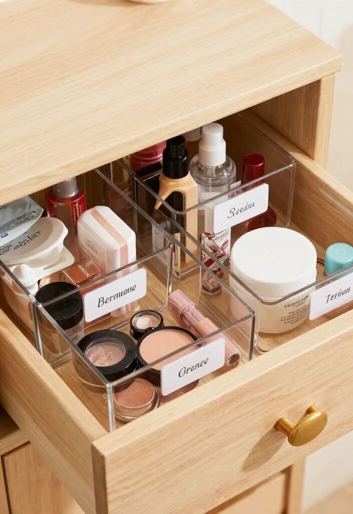 12 Vanity Closet Ideas for Beauty Storage and Daily Routines 50 12 Vanity Closet Ideas for Beauty Storage and Daily Routines 10. Personalized Beauty Labels 0