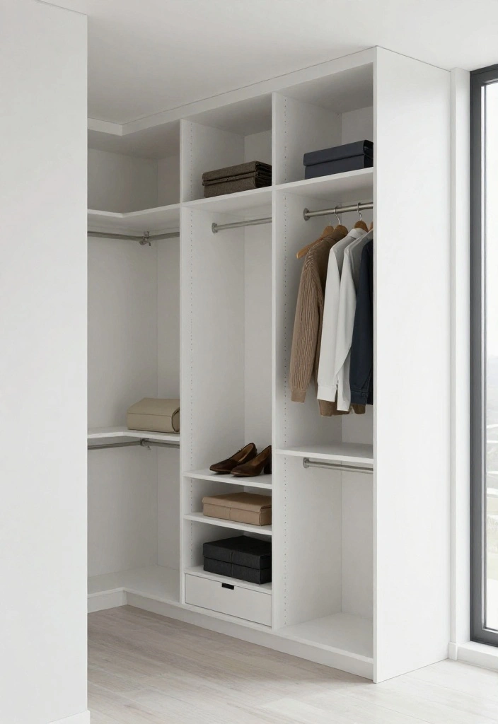 12 White Closet Ideas for Bright Clean and Timeless Interiors 8. Vertical Space Utilization 0