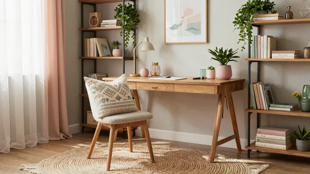 12 Womens Home Office Ideas with Soft Stylish Touches