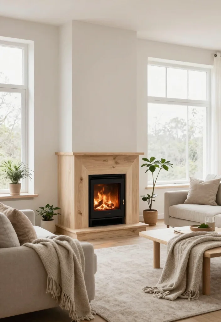 12 Woodburning Stove Fireplace Ideas with Rustic Charm 14 12 Woodburning Stove Fireplace Ideas with Rustic Charm 4. Scandinavian Style Warmth 0