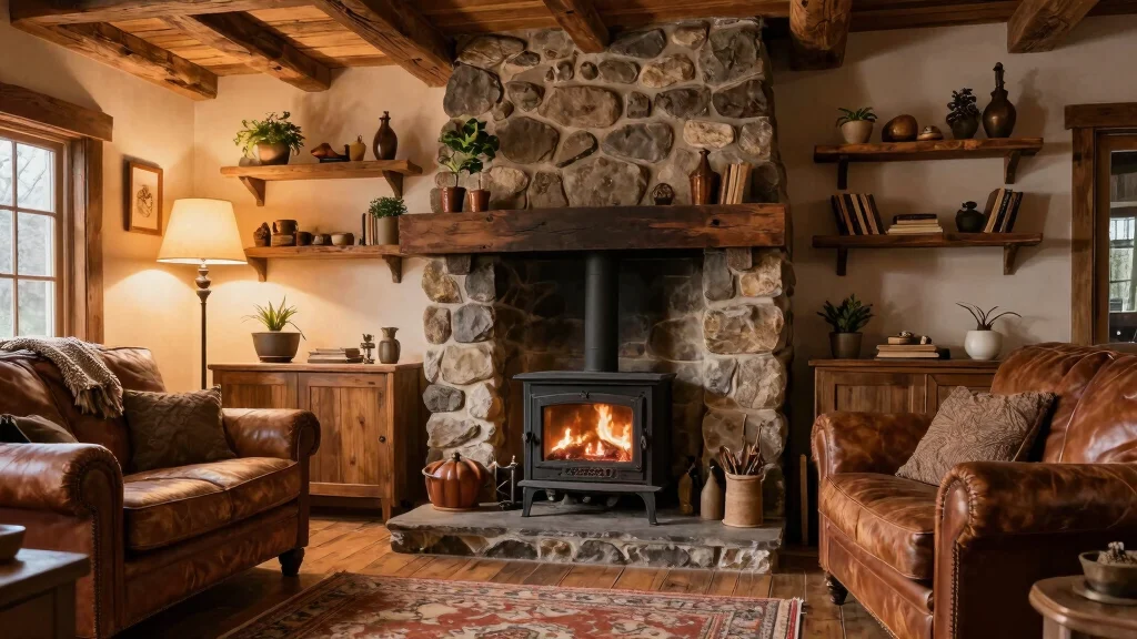 12 Woodburning Stove Fireplace Ideas with Rustic Charm