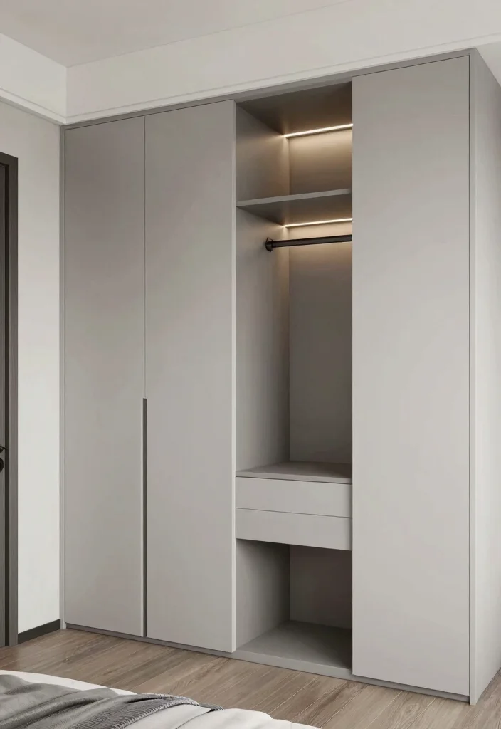 14 Bedroom Ideas Closet Layouts That Blend Storage into the Room 10. Utilize Built In Wardrobes 0