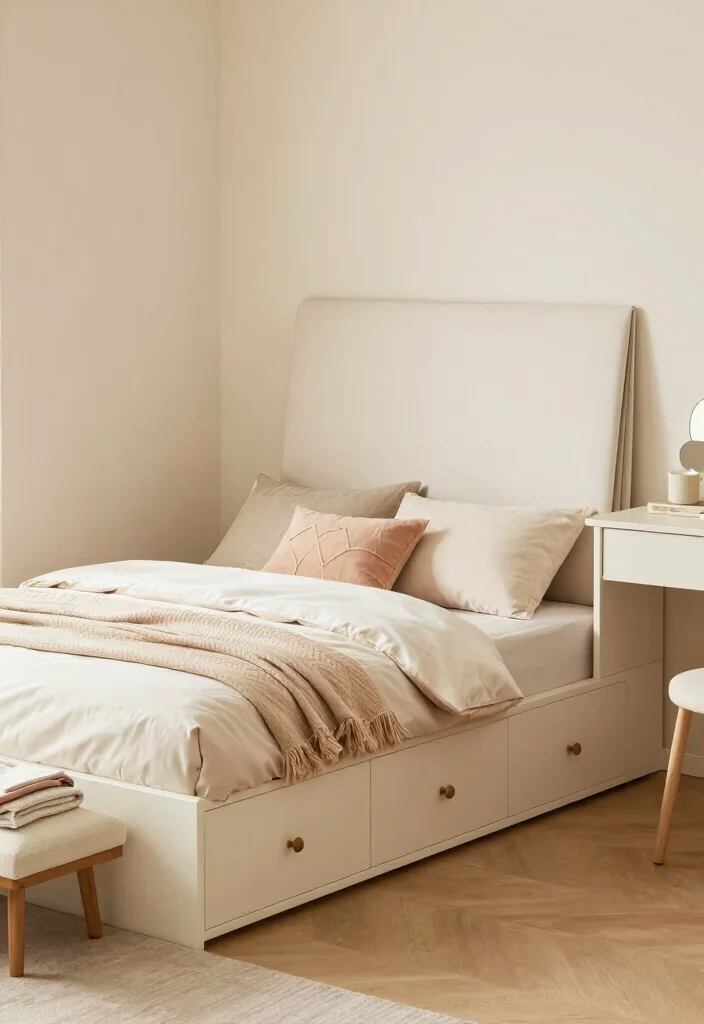 14 Bedroom Ideas Closet Layouts That Blend Storage into the Room 2. Multifunctional Furniture Magic 0