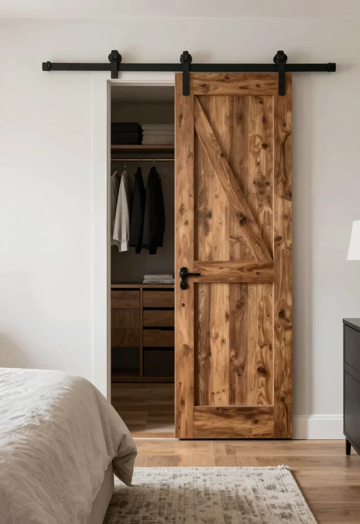 14 Bedroom Ideas Closet Layouts That Blend Storage into the Room 3. Closet Doors as Design Elements 0