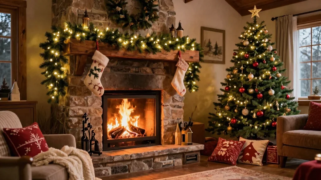 14 Christmas Fireplace Ideas for Cozy Holiday Living Rooms
