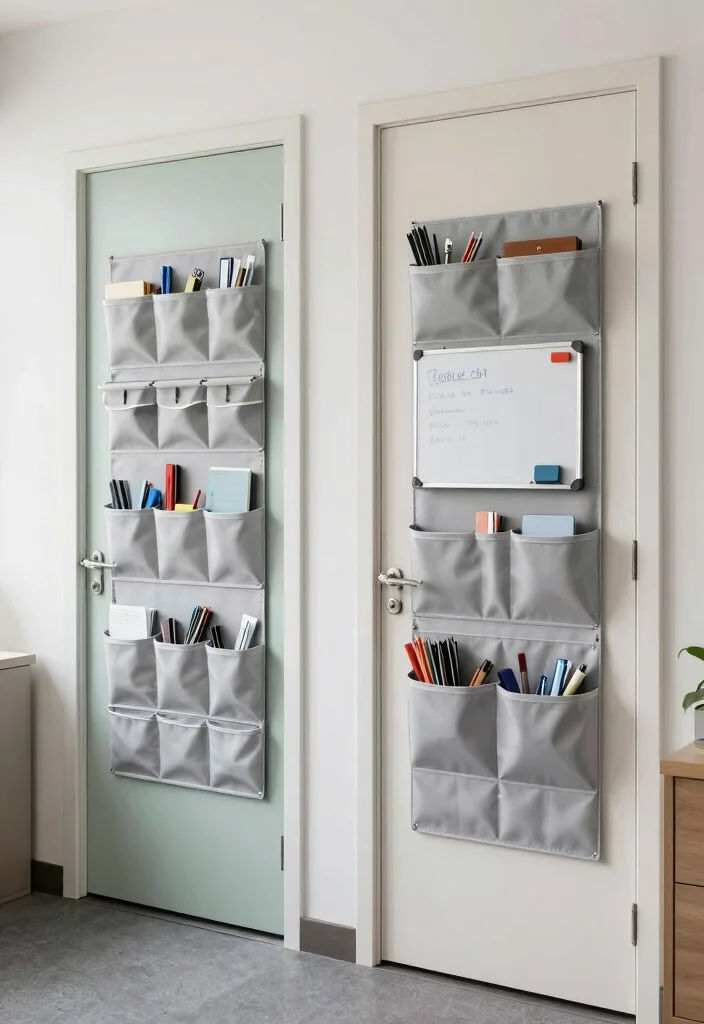 14 Cloffice Ideas Room Closet Combining Work and Storage 14. Optimize Closet Doors 0