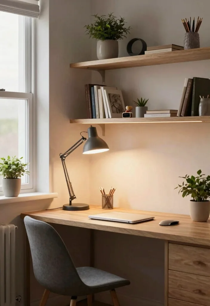 14 Cloffice Ideas Room Closet Combining Work and Storage 6. Lighting Matters 0