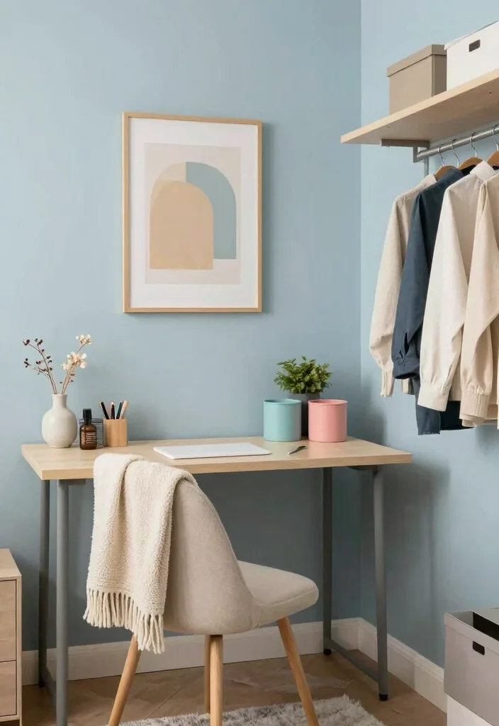 14 Cloffice Ideas Room Closet Combining Work and Storage 7. Color Palette Choices 0