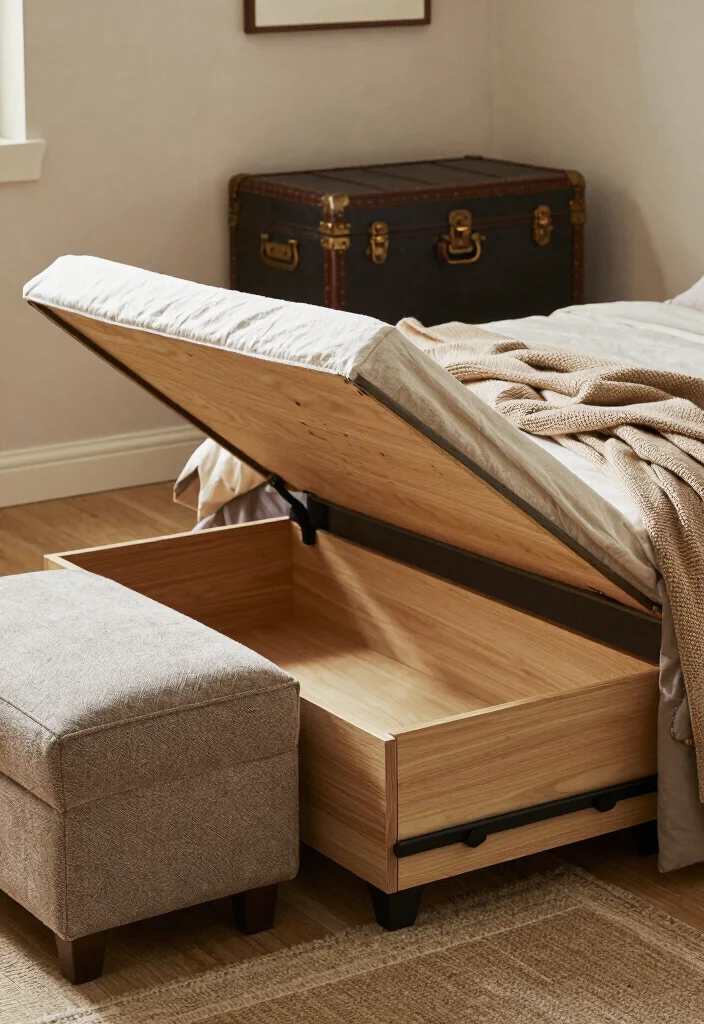 14 Closet Ideas for Small Bedroom Spaces That Feel Intentional 3. Double Duty Furniture 0