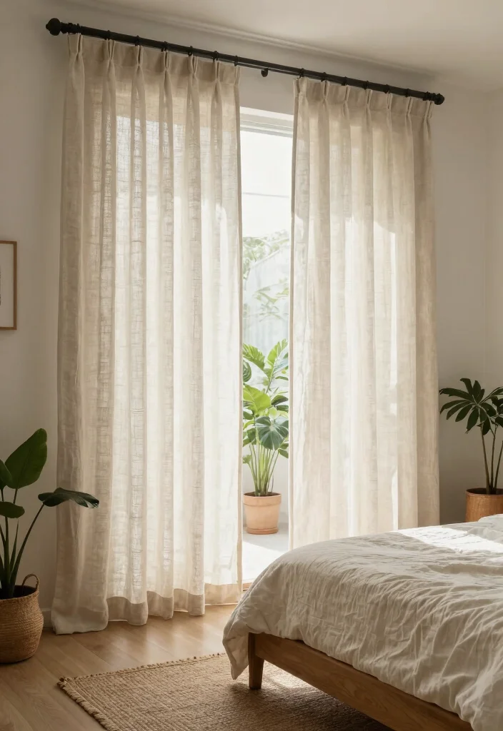 14 Curtains for Closet Doors Bedroom Ideas with Soft Stylish Privacy 1 14 Curtains for Closet Doors Bedroom Ideas with Soft Stylish Privacy 1. Breezy Linen Curtains 0