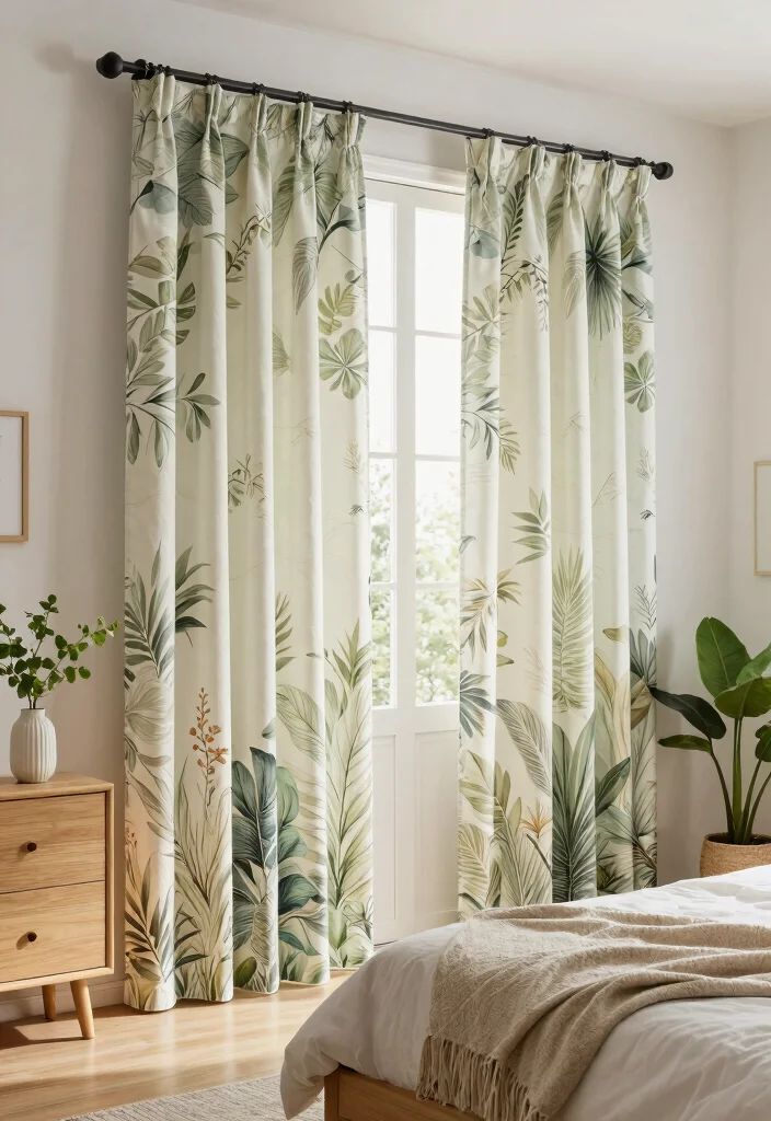 14 Curtains for Closet Doors Bedroom Ideas with Soft Stylish Privacy 52 14 Curtains for Closet Doors Bedroom Ideas with Soft Stylish Privacy 12. Outdoor Inspired Canvas Curtains 0