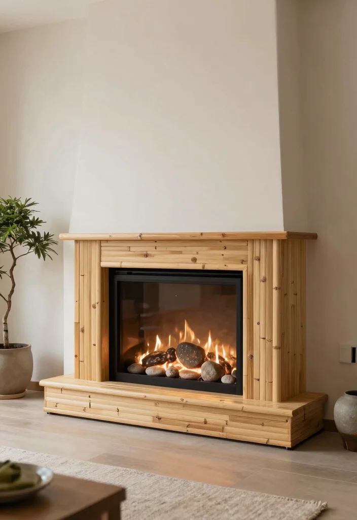 14 Double Sided Fireplace Ideas for Open Concept Spaces 13. Japanese Zen 0