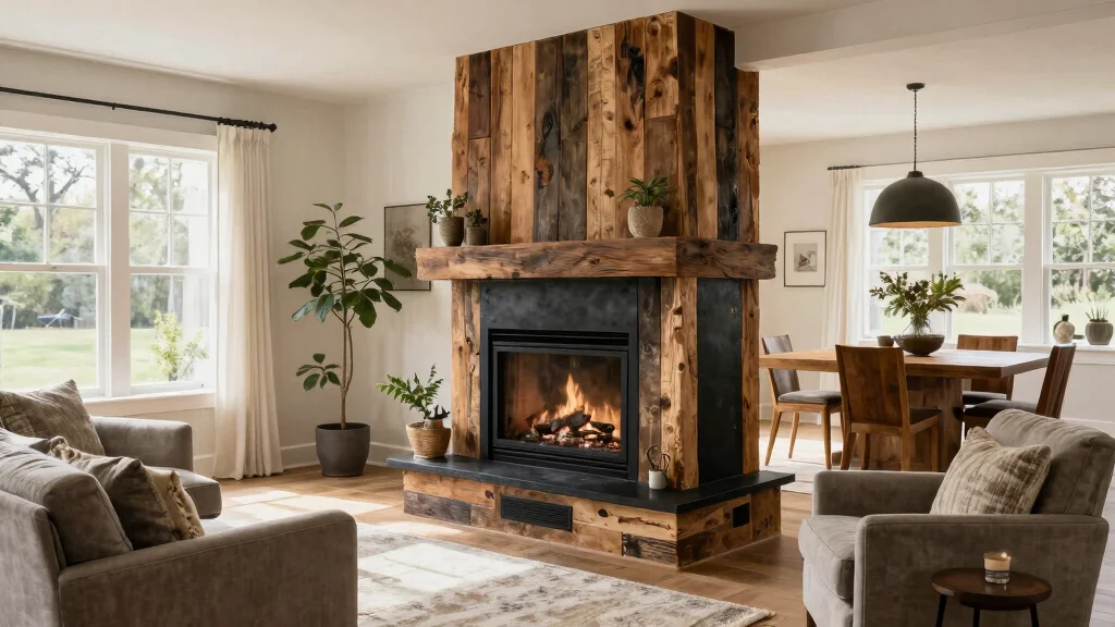 14 Double Sided Fireplace Ideas for Open Concept Spaces