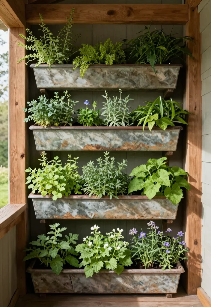 14 Entryway Mudroom Ideas for Organized Everyday Living 3. Vertical Garden Wall 0