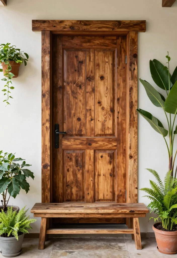 14 Exterior Entryway Ideas for Front Entrances with Curb Appeal 2 14 Exterior Entryway Ideas for Front Entrances with Curb Appeal 2. Reclaimed Wood Accents 0