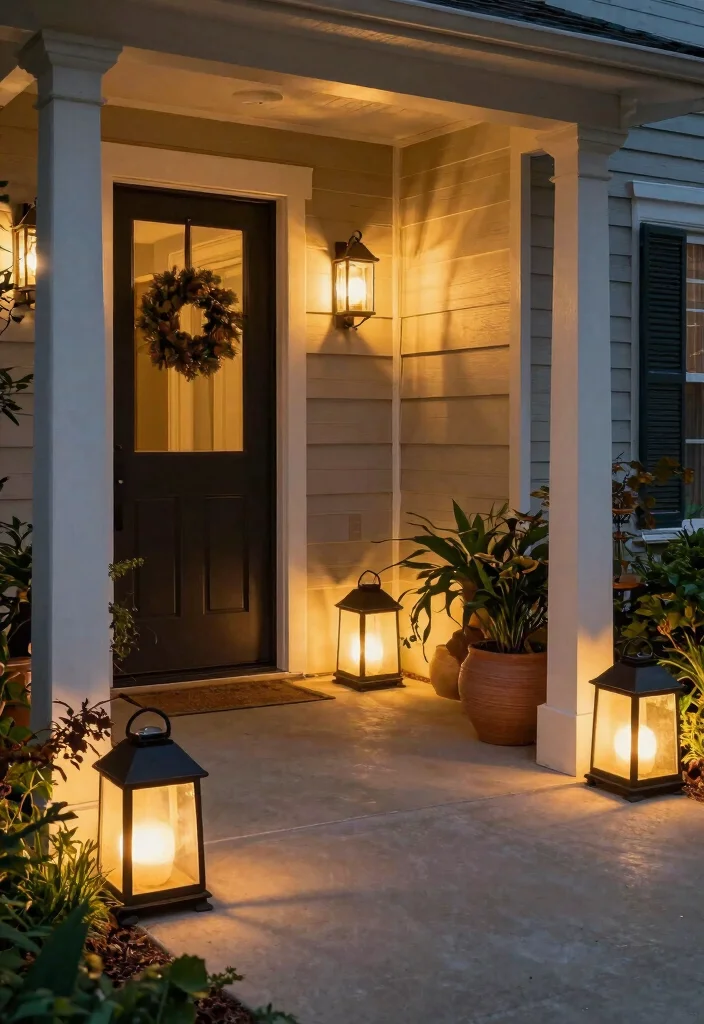 14 Exterior Entryway Ideas for Front Entrances with Curb Appeal 13 14 Exterior Entryway Ideas for Front Entrances with Curb Appeal 3. Eco Friendly Lighting Options 0