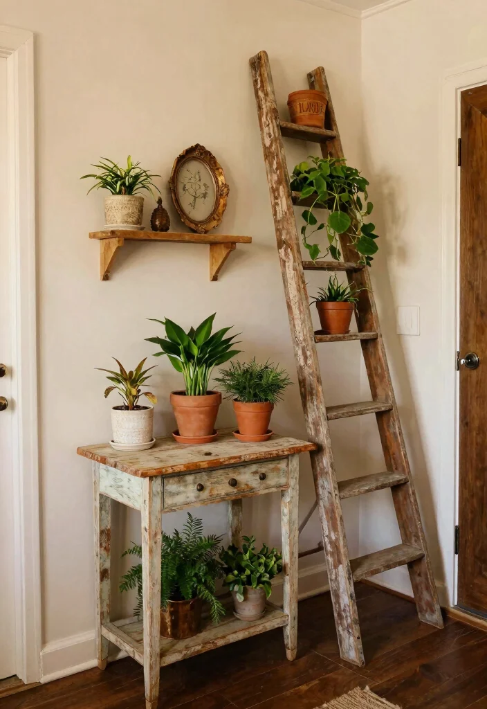 14 Exterior Entryway Ideas for Front Entrances with Curb Appeal 26 14 Exterior Entryway Ideas for Front Entrances with Curb Appeal 6. Upcycled Furniture as Decor 0