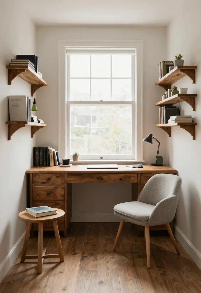 14 Farmhouse Office Ideas with Cozy Rustic Charm 9. Functional Layout 0