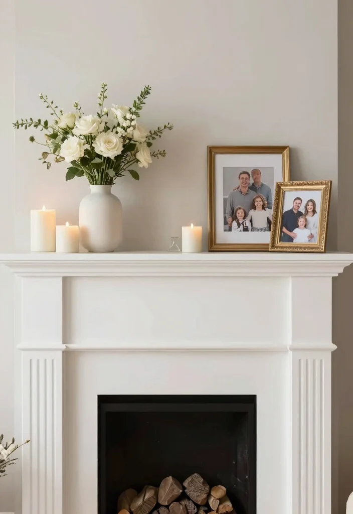 14 Fireplace Decor Ideas for Living Rooms That Feel Finished 5. Use Mantel Accessories Wisely 0