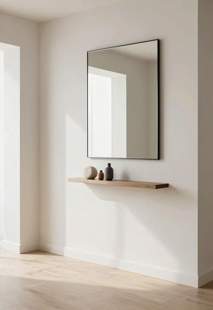 14 Foyer Ideas Entryway Modern with Clean Lines and Texture 50 14 Foyer Ideas Entryway Modern with Clean Lines and Texture 10. Minimalist Wall Decor 0