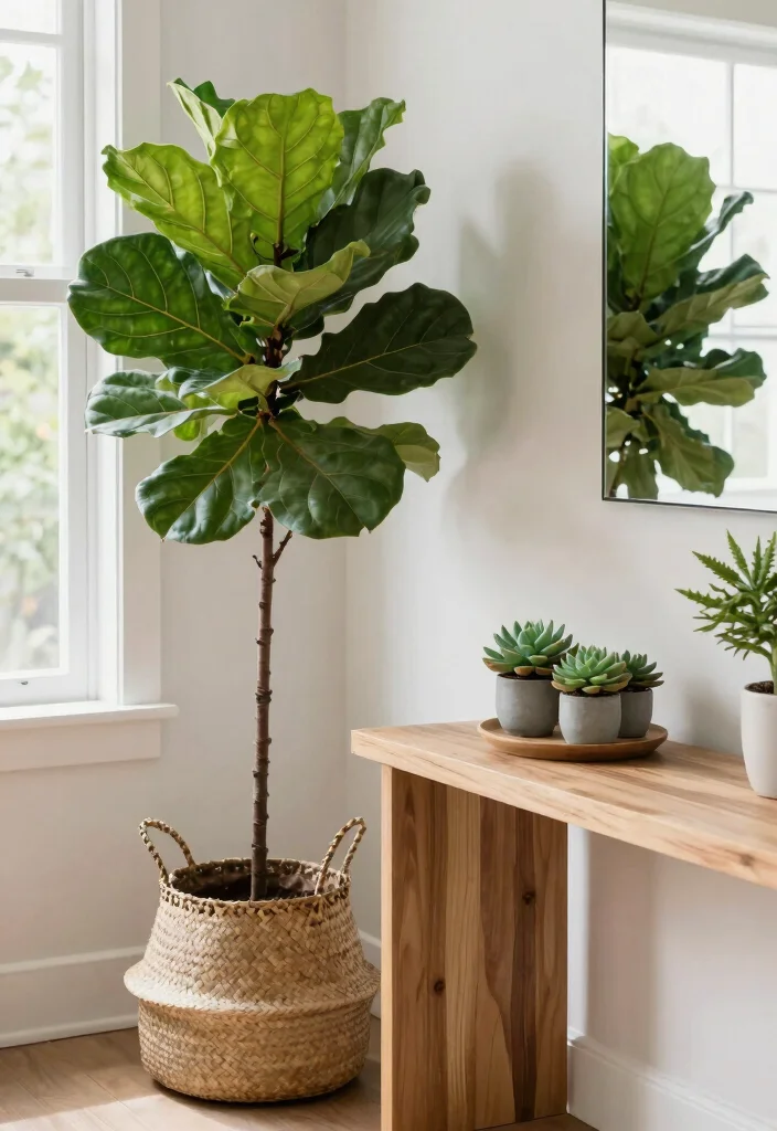 14 Foyer Ideas Entryway Modern with Clean Lines and Texture 26 14 Foyer Ideas Entryway Modern with Clean Lines and Texture 6. Greenery and Natural Elements 0