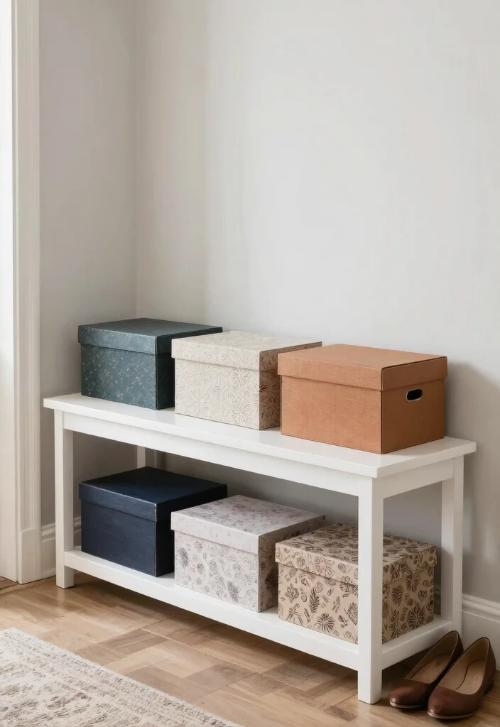 14 Functional Entryway Ideas for Busy Households 39 14 Functional Entryway Ideas for Busy Households 9. Shoebox Solutions 0