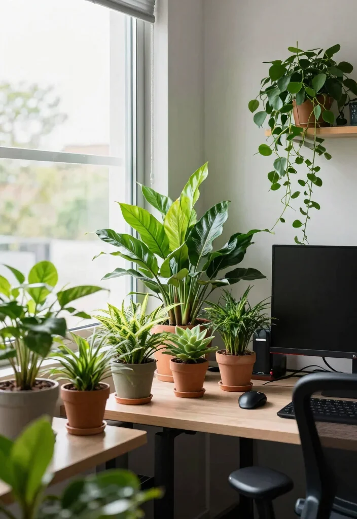 14 Gamer Office Ideas with Immersive Setup Vibes 40 14 Gamer Office Ideas with Immersive Setup Vibes 10. Natural Elements and Plants 0