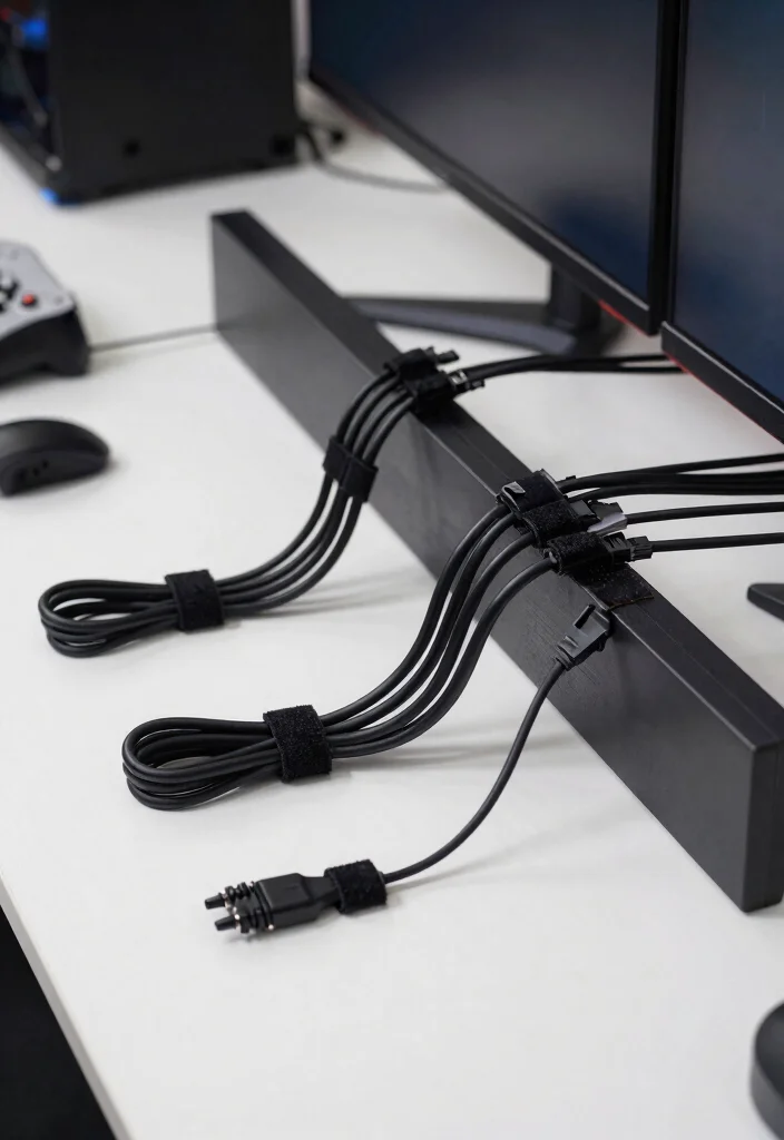 14 Gamer Office Ideas with Immersive Setup Vibes 41 14 Gamer Office Ideas with Immersive Setup Vibes 11. Cable Management Solutions 0